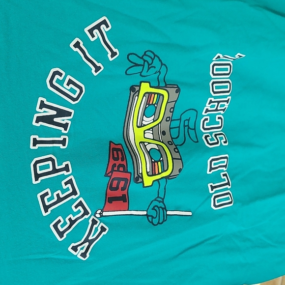 Gap green graphic long sleeve XXL/14 - Picture 2 of 6